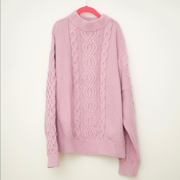 Lavender knit sweater from Urban Outfitters - Picture 3 of 5